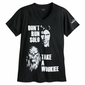 Han Solo and Chewbacca runDisney star wars